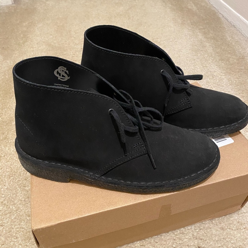 Clark Desert Boot Black